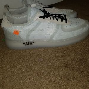 Off White X Nike Air Force One Size 12